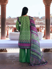 KAHF Aangan Embroidered Luxury Lawn Unstitched 3Pc Suit KPS-8B RUMI