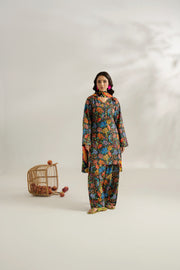 Feathers Dosti Digital Printed Khaddar Unstitched 3Pc Suit KREST-FT582