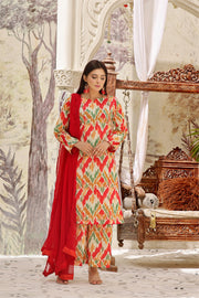 Feathers Premium Printed Lawn Unstitched 3Pc Suit KRISTY-FT366
