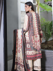 Kashaf by Humdum Unstitched Printed Wool 3Pc Suit KS-08