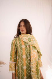 Keysha Digital Printed Khaddar Unstitched 3Pc Suit KSW-61