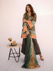 Keysha Digital Printed Khaddar Unstitched 3Pc Suit KSW-62