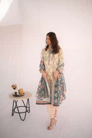 Keysha Digital Printed Khaddar Unstitched 3Pc Suit KSW-63