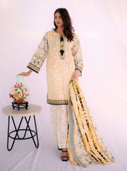Keysha Digital Printed Khaddar Unstitched 3Pc Suit KSW-65