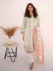 Keysha Digital Printed Khaddar Unstitched 3Pc Suit KSW-66
