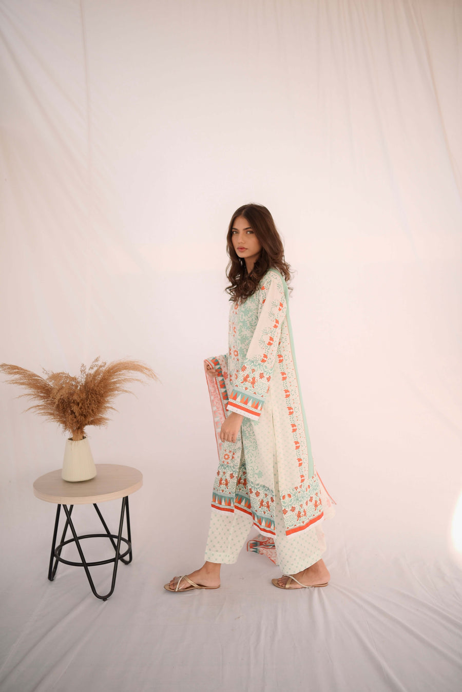 Keysha Digital Printed Khaddar Unstitched 3Pc Suit KSW-66