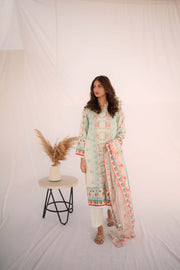 Keysha Digital Printed Khaddar Unstitched 3Pc Suit KSW-66