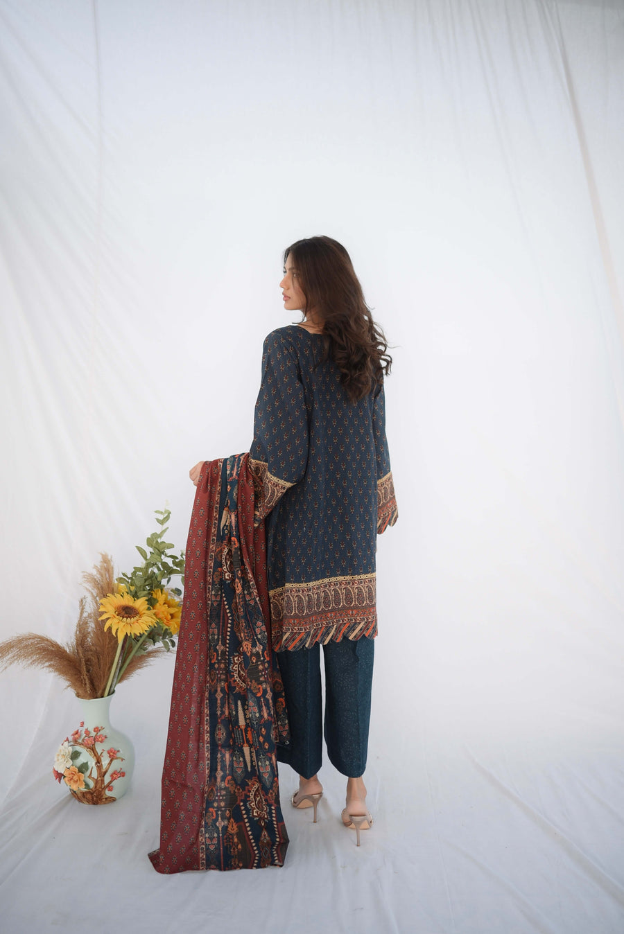 Keysha Digital Printed Khaddar Unstitched 3Pc Suit KSW-67