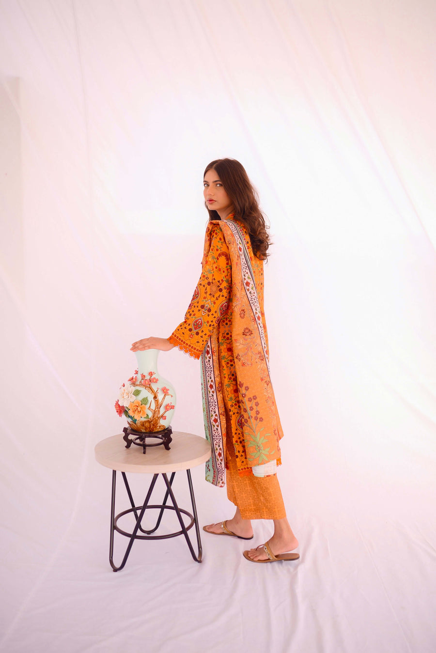 Keysha Digital Printed Khaddar Unstitched 3Pc Suit KSW-68