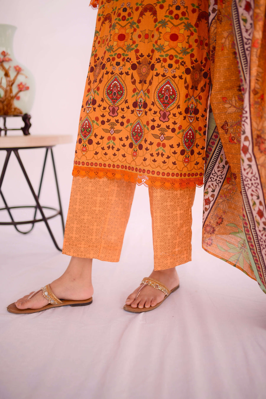 Keysha Digital Printed Khaddar Unstitched 3Pc Suit KSW-68