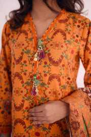 Keysha Digital Printed Khaddar Unstitched 3Pc Suit KSW-68