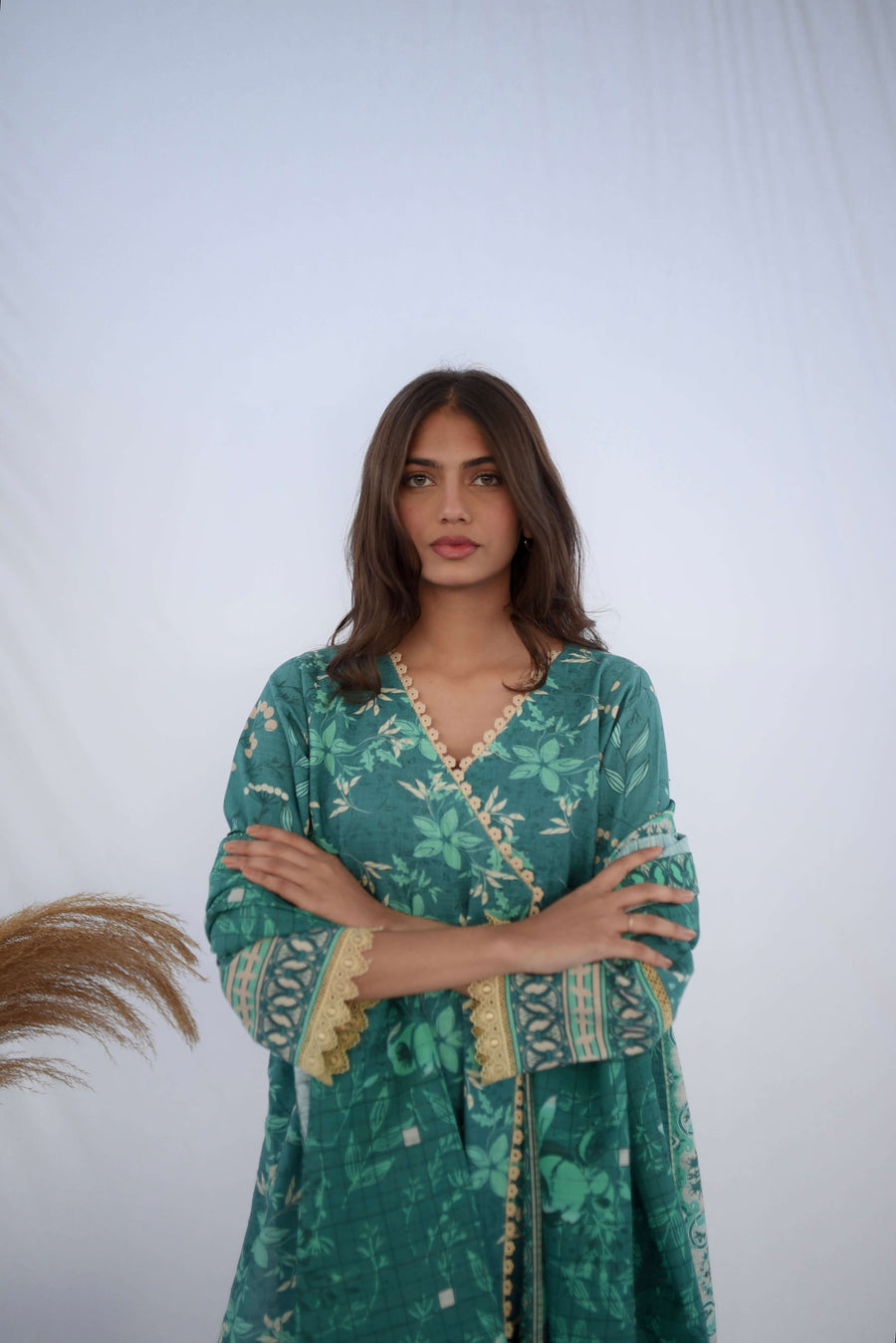 Keysha Digital Printed Khaddar Unstitched 3Pc Suit KSW-69