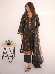 Keysha Digital Printed Khaddar Unstitched 3Pc Suit KSW-70