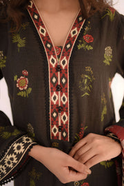 Keysha Digital Printed Khaddar Unstitched 3Pc Suit KSW-70