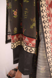 Keysha Digital Printed Khaddar Unstitched 3Pc Suit KSW-70