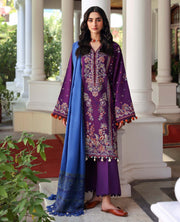 Republic Womenswear Amaris Unstitched Khaddar 3Pc Suit D-03 Kaia