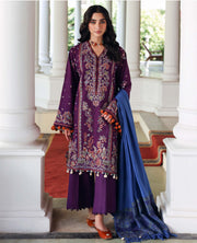 Republic Womenswear Amaris Unstitched Khaddar 3Pc Suit D-03 Kaia