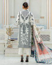 Gulnaar by Noorangi Unstitched Festive Embroidered Lawn 3Pc Suit - Kamari