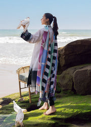 Sadaf Fawad Khan Siraa Vol-02 Unstitched Lawn 3Pc Suit - Kantha Rose
