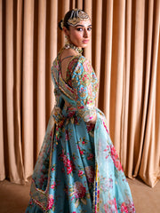 Faiza Faisal Rema Embroidered Raw Silk Unstitched 3Pc Suit - Kanza