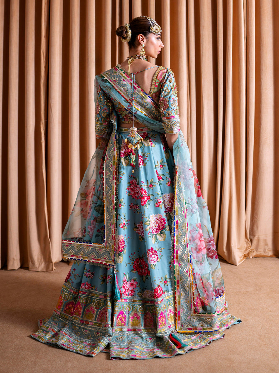 Faiza Faisal Rema Embroidered Raw Silk Unstitched 3Pc Suit - Kanza