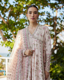 Liliana by Faiza Saqlain Embroidered Lawn Unstitched 3Pc Suit - Karine