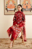 Afrozeh Malina Embroidered Luxury Lawn Unstitched 3Pc Suit AL-24-V3-08 KARIS