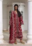 Hussain Rehar Kalabagh Unstitched Embroidered Lawn 3Pc Suit - Kastanaa