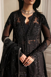 Emral Elyshia Embroidered Organza Unstitched 3Pc Suit D-08 Kaya
