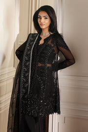 Emral Elyshia Embroidered Organza Unstitched 3Pc Suit D-08 Kaya