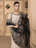 Hemstitch Embroidered Raw Silk Ready to Wear 3Pc Suit - Kaya