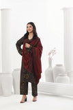 Feathers Digital Printed Dhanak Unstitched 3Pc Suit Kesar Kohl-FT795
