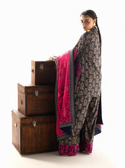 Zainab Chottani Embroidered Marina Twill Unstitched 3Pc Suit D-08 Kesia