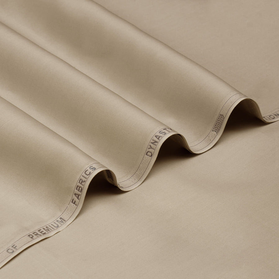 Bold by Dynasty Fabrics Men's Unstitched Cotton Suit - Khaki