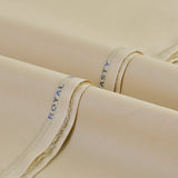 Royal Gold by Dynasty Fabrics Men's Unstitched Cotton Suit - Khaki