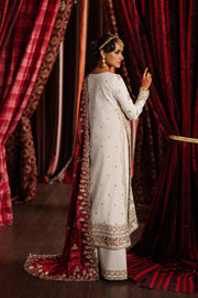 Afrozeh Divani Embroidered Raw Silk Unstitched 3Pc Suit AS-25-01 KHULD