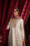 Afrozeh Divani Embroidered Raw Silk Unstitched 3Pc Suit AS-25-01 KHULD