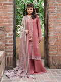 IZEL Aangan Embroidered Italian Woolen Unstitched 3Pc Suit - KISHWAR