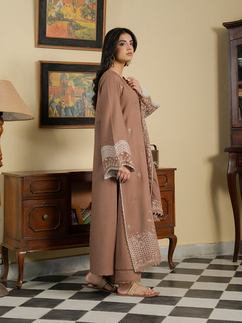 Virsa by Cinq Embroidered Karandi Unstitched 3Pc Suit - KOH