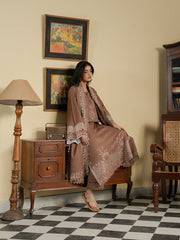 Virsa by Cinq Embroidered Karandi Unstitched 3Pc Suit - KOH