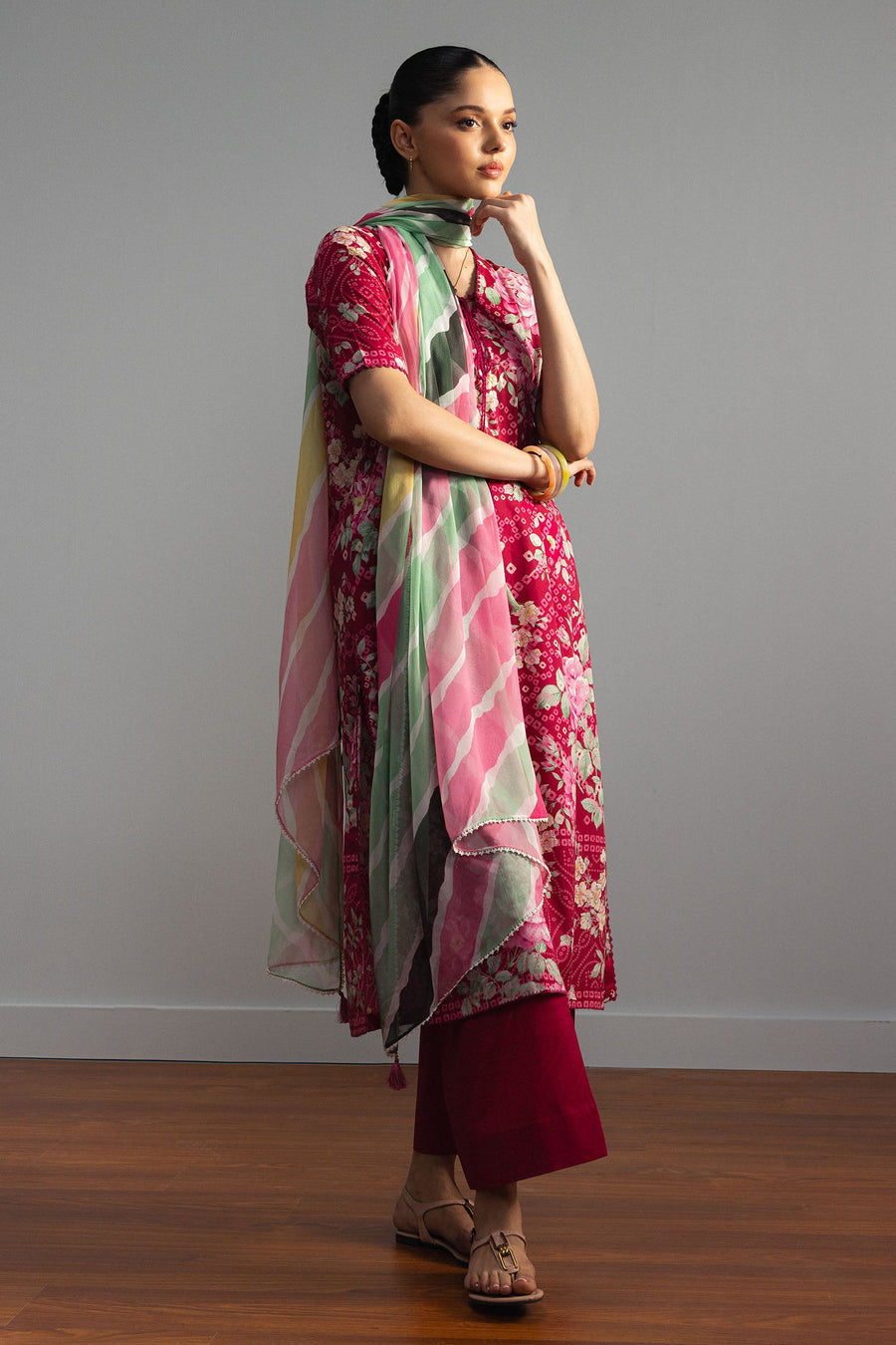 Coco by Zara Shahjahan Prints Unstitched Lawn 3Pc Suit D-04B Kohana