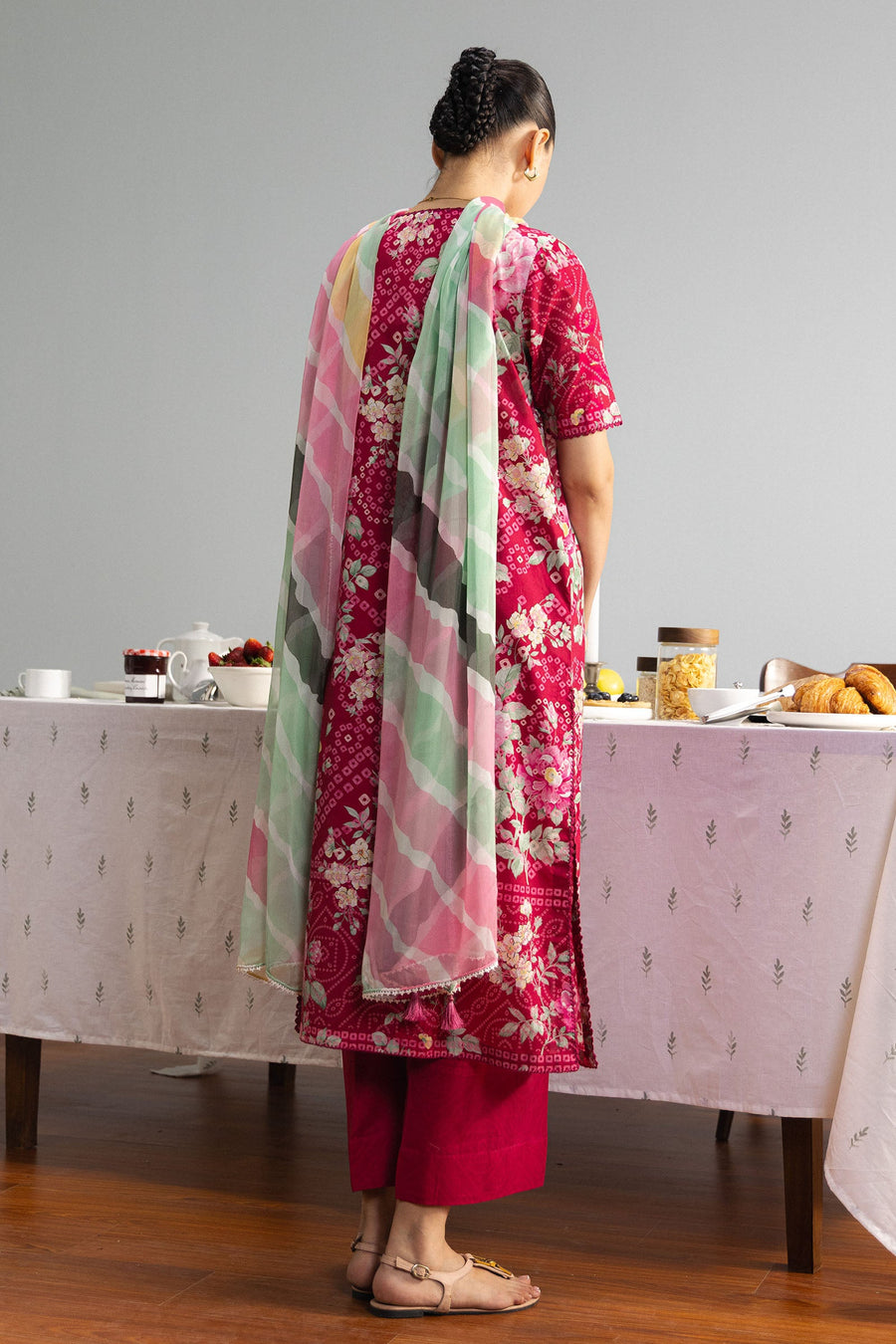 Coco by Zara Shahjahan Prints Unstitched Lawn 3Pc Suit D-04B Kohana