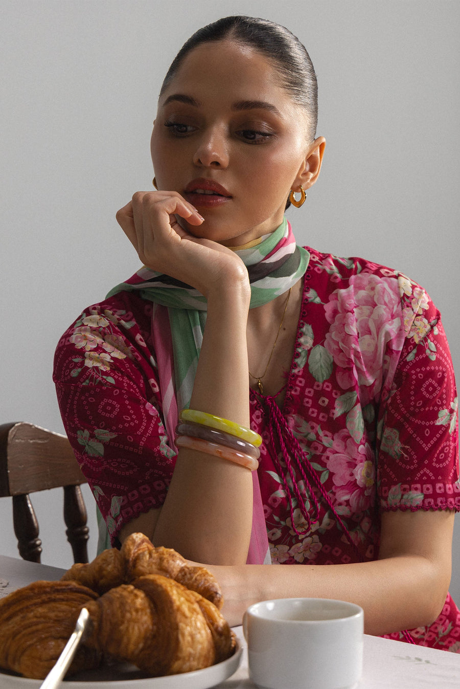 Coco by Zara Shahjahan Prints Unstitched Lawn 3Pc Suit D-04B Kohana
