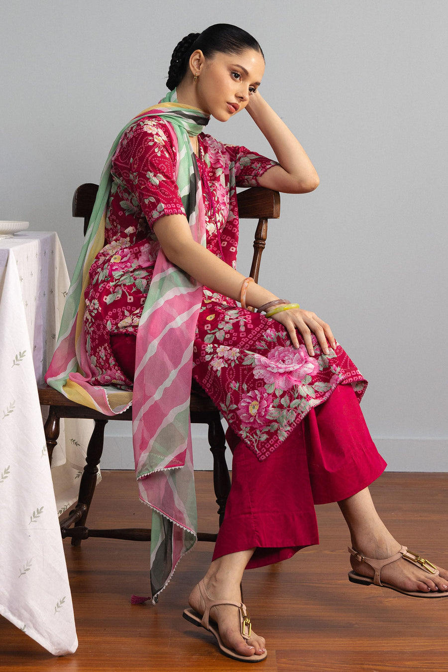 Coco by Zara Shahjahan Prints Unstitched Lawn 3Pc Suit D-04B Kohana
