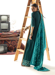 Zainab Chottani Embroidered Marina Twill Unstitched 3Pc Suit D-06 Kyana