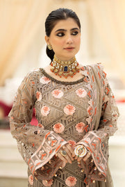 Falesia by Imrozia Premium Unstitched Organza 3Pc Suit L-265 Aubade