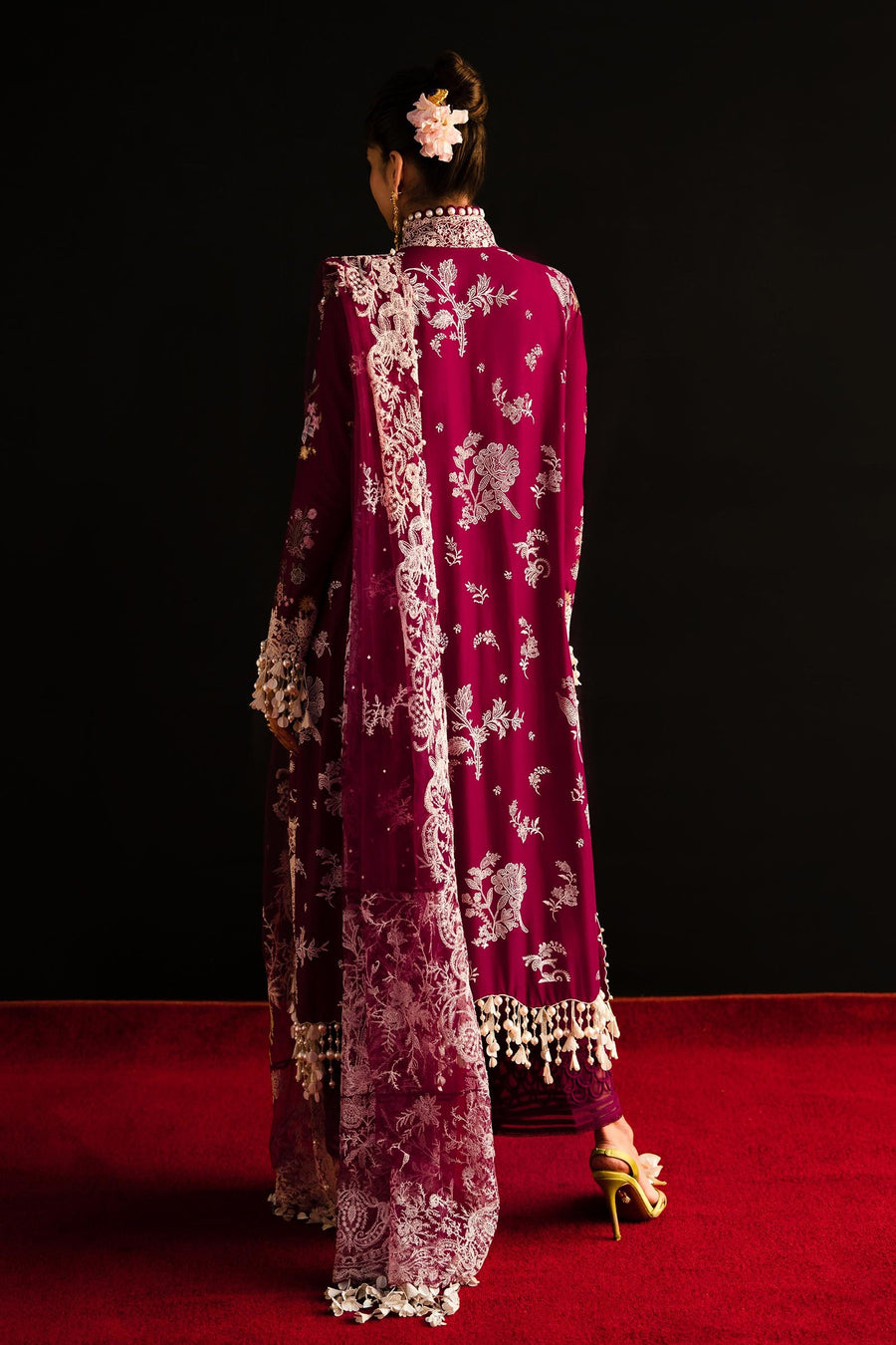 Sana Safinaz Embroidered Luxury Lawn Unstitched 3Pc Suit D-07B
