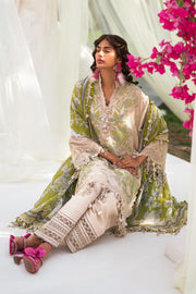 Sana Safinaz Embroidered Luxury Lawn Unstitched 3Pc Suit D-08A
