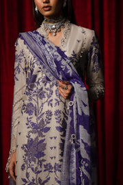 Sana Safinaz Embroidered Luxury Lawn Unstitched 3Pc Suit D-08B