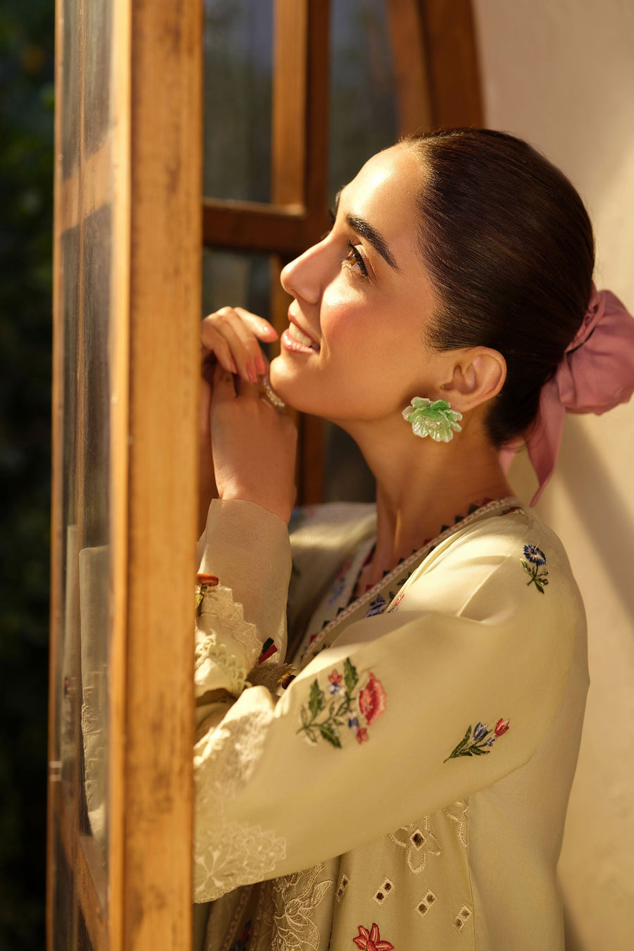 Maryam Hussain Embroidered Lawn Unstitched 3Pc Suit L25-03 Mint